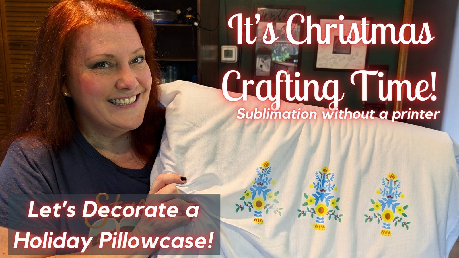 Creating a Holiday Pillowcase with Artesprix Iron-On Ink!