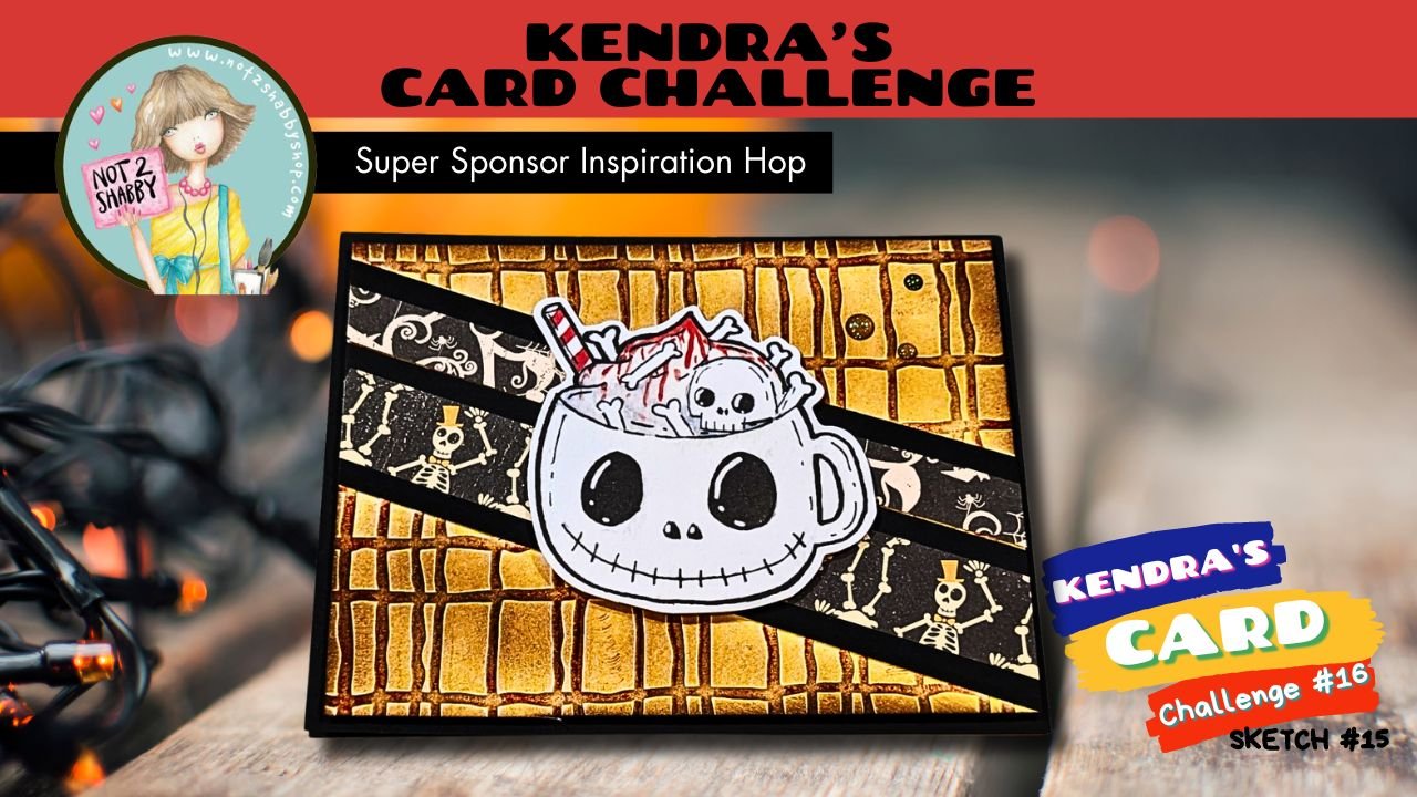 This is Halloween, Everybody SCREAM | #KendrasCardChallenge16 Featuring @Not2ShabbyShop