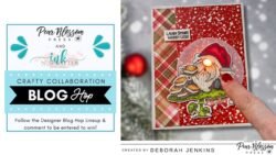 DIY Light up Gnome Card: Laugh Smore, Worry Less | Pear Blossom Press & Ink 'N Splatter Blog Hop & GIVEAWAY Laugh Smore Light up Card