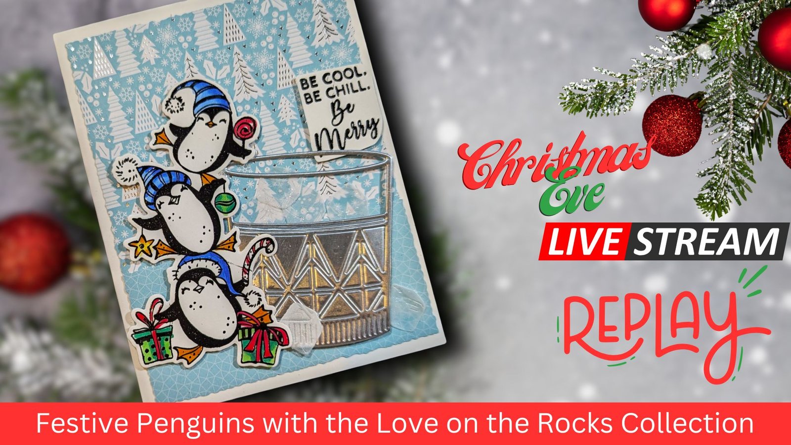 Spellbinders December 2024: Winter Cards using Love on the Rocks Spellbinders Love on the Rocks