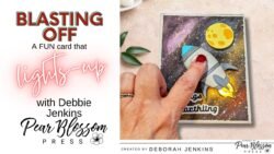 BLASTING OFF with the Pear Blossom Press One Light and Simon Hurley's "To the Moon" Dies Simon's Space Adventures