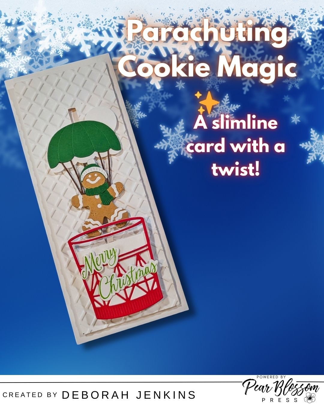 Gingerbread DROPS into MILK Slider Card 12