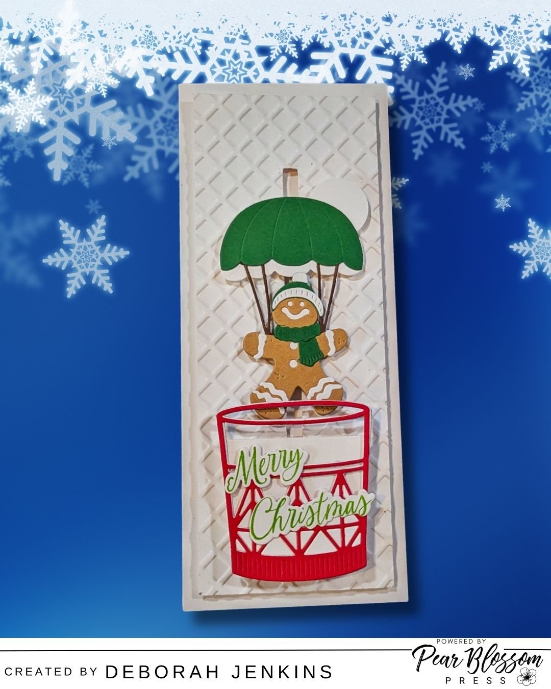 Gingerbread DROPS into MILK Slider Card 14
