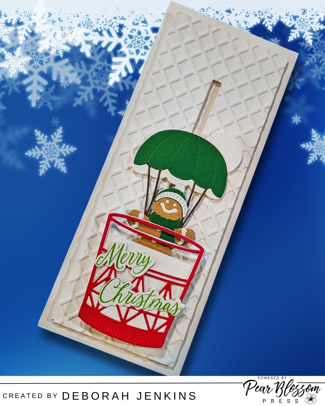 Gingerbread DROPS into MILK Slider Card 20