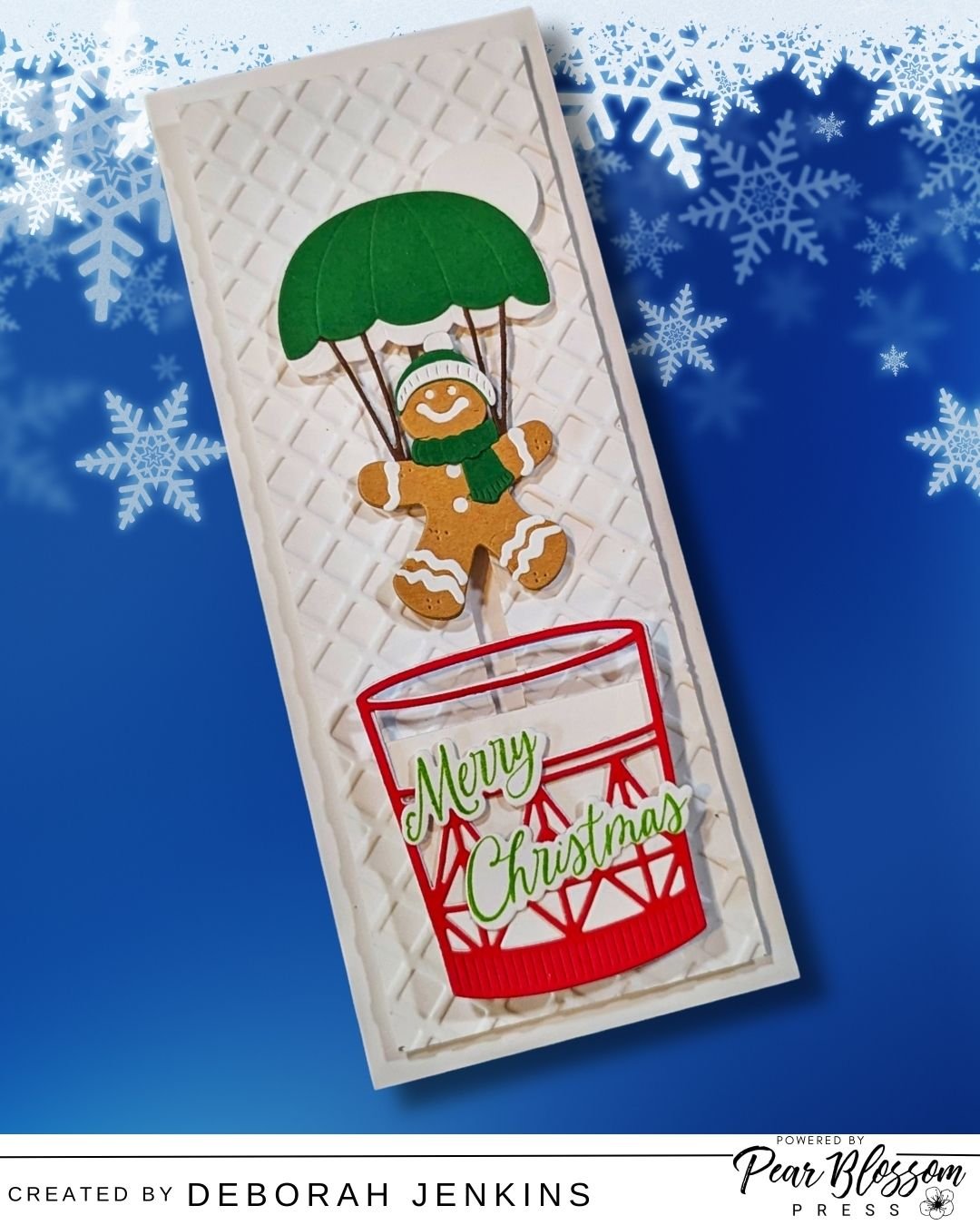 Gingerbread DROPS into MILK Slider Card 9